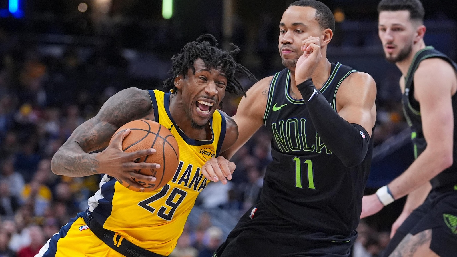 Huff's career-high 29 points power Pacers to a 127-119 win over the Pelicans