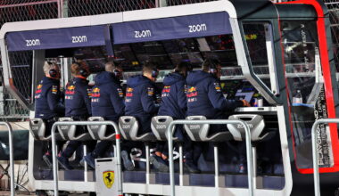 Red Bull F1 pit gantry