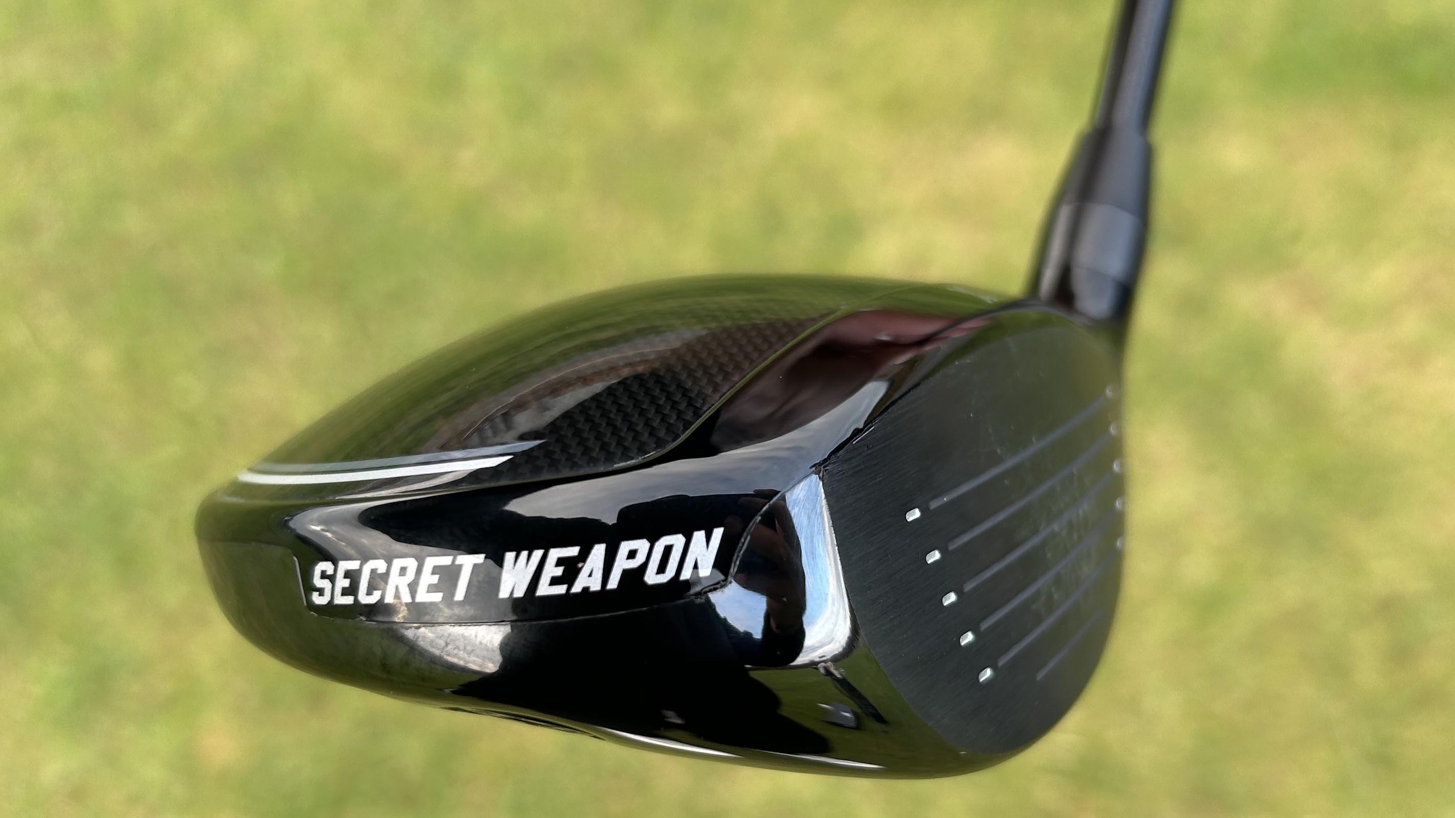 Photo of the PXG Secret Weapon Mini-Driver from the toe angle