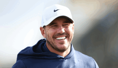 Brooks Koepka smiles during the 2025 Alfred Dunhill Links Championship