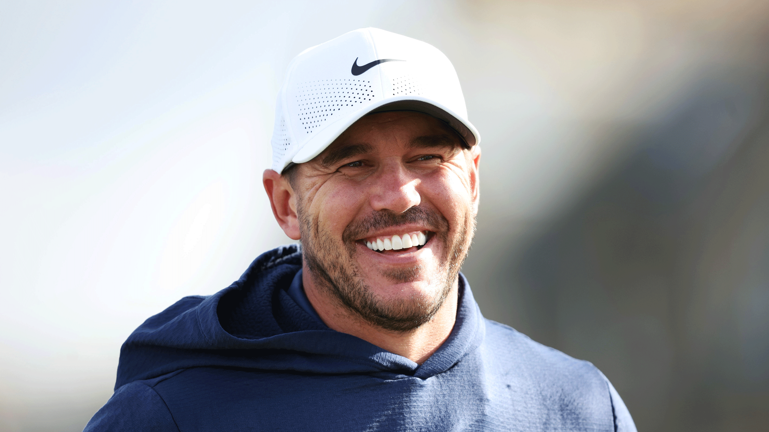 Brooks Koepka smiles during the 2025 Alfred Dunhill Links Championship