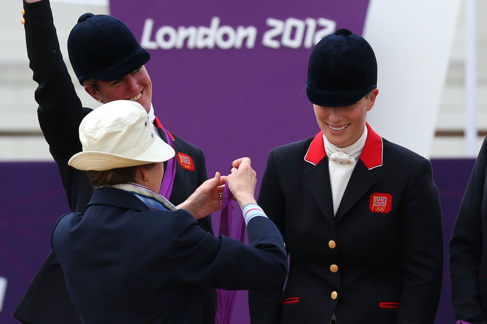 Zara Tindall, Princess Anne