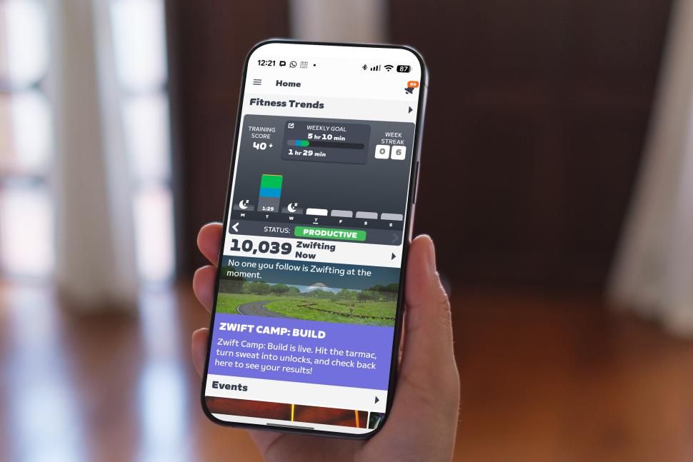 Zero to Zwift fit phone