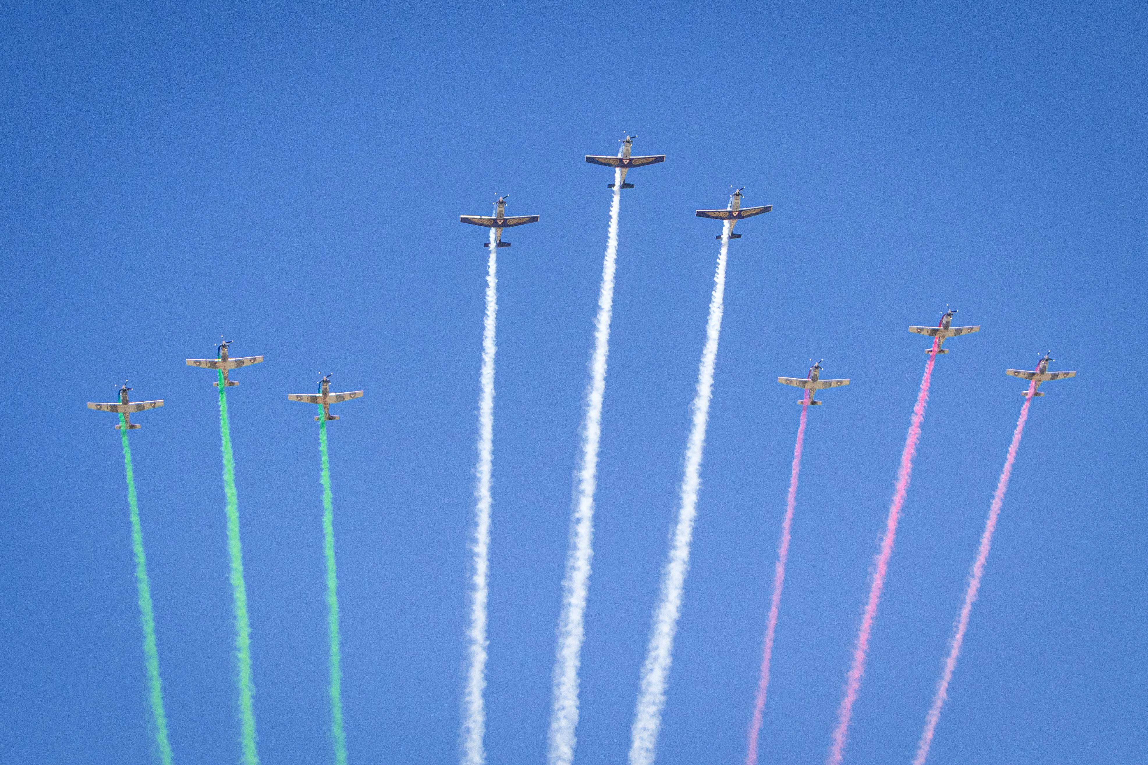 Claudia Sheinbaum Attends The Commemoration Of The 111th Anniversary Of The Mexican Air Force