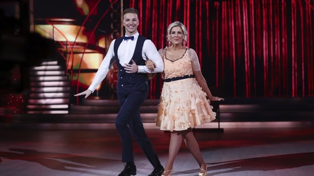 Actress Stephanie Kelly with Pro Dancer Ervin's Merfeldas