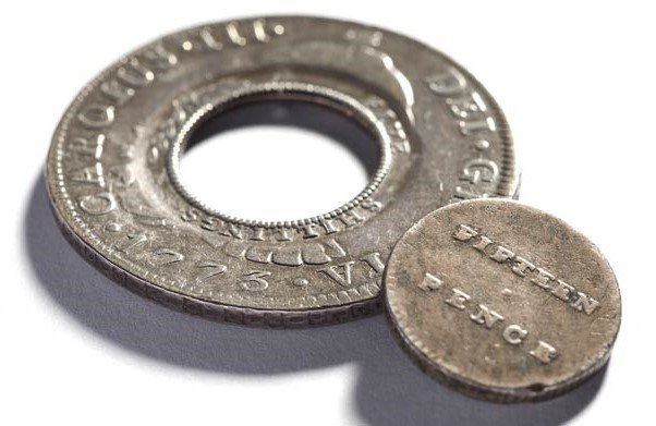 The ‘Holey Dollar’ was used as an early form of currency in New South Wales.
