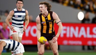 Josh Weddle Hawthorn contract talks begin after $10m Essendon offer, Zac Bailey deal, Chris Fagan’s warning St Kilda cash splash