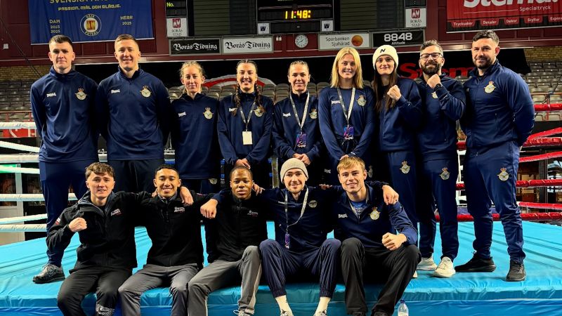Military boxers impress at prestigious Golden Girl tournament in Sweden