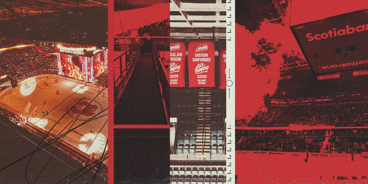 The scariest walk in the NHL: Tales from the terrifying ceiling-high Calgary catwalk