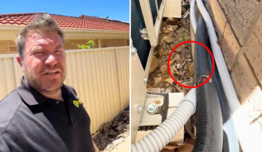 Tradie's sinister find behind air conditioning unit exposes common household issue costing 'thousands'