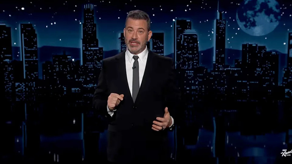 Jimmy Kimmel on an episode of his late-night show,