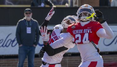 PFF grades confirm Vinny Anthony boosted his NFL Draft stock at Senior Bowl practices