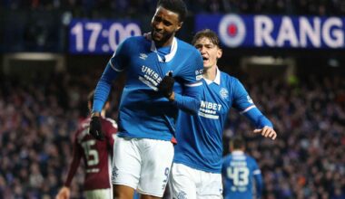 Rangers hurt Hearts' title hopes and Celtic close in