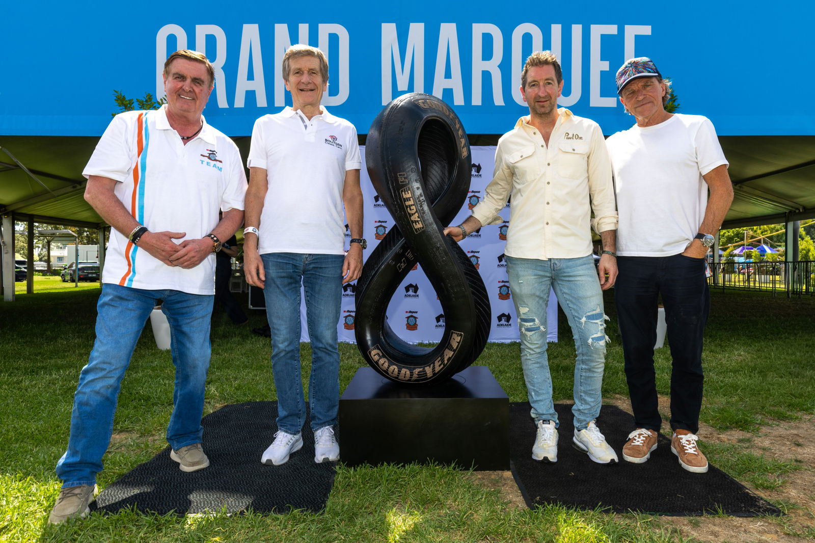 Ayrton Senna ‘infinity’ sculpture unveiled in Adelaide