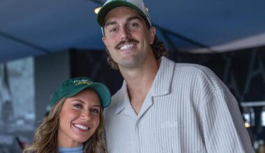 Luke Jackson and Kelsey Browne cosy up in Sail GP photo together following split