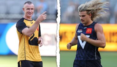 AFL Origin: WA and Victoria undergo final preparations with open training at Optus Stadium