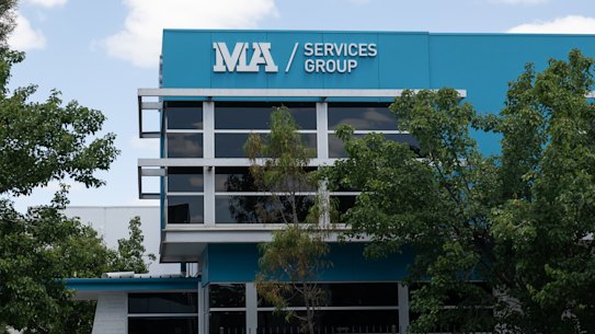 The MA Services Group’s headquarters in the suburb of Keilor Park in Melbourne’s north-west.