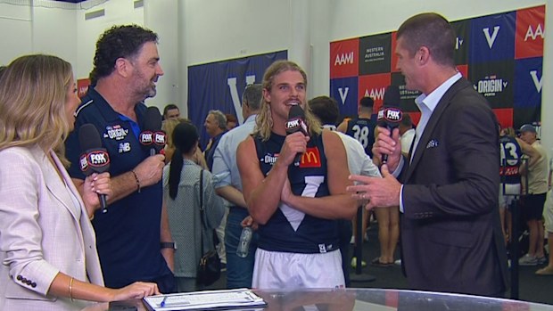 Bailey Smith speaks post match.