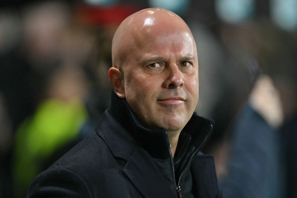 Liverpool's Dutch manager Arne Slot looks on ahead of the English Premier League football match between Bournemouth and Liverpool at the Vitality Stadium in Bournemouth, southern England on January 24, 2026.