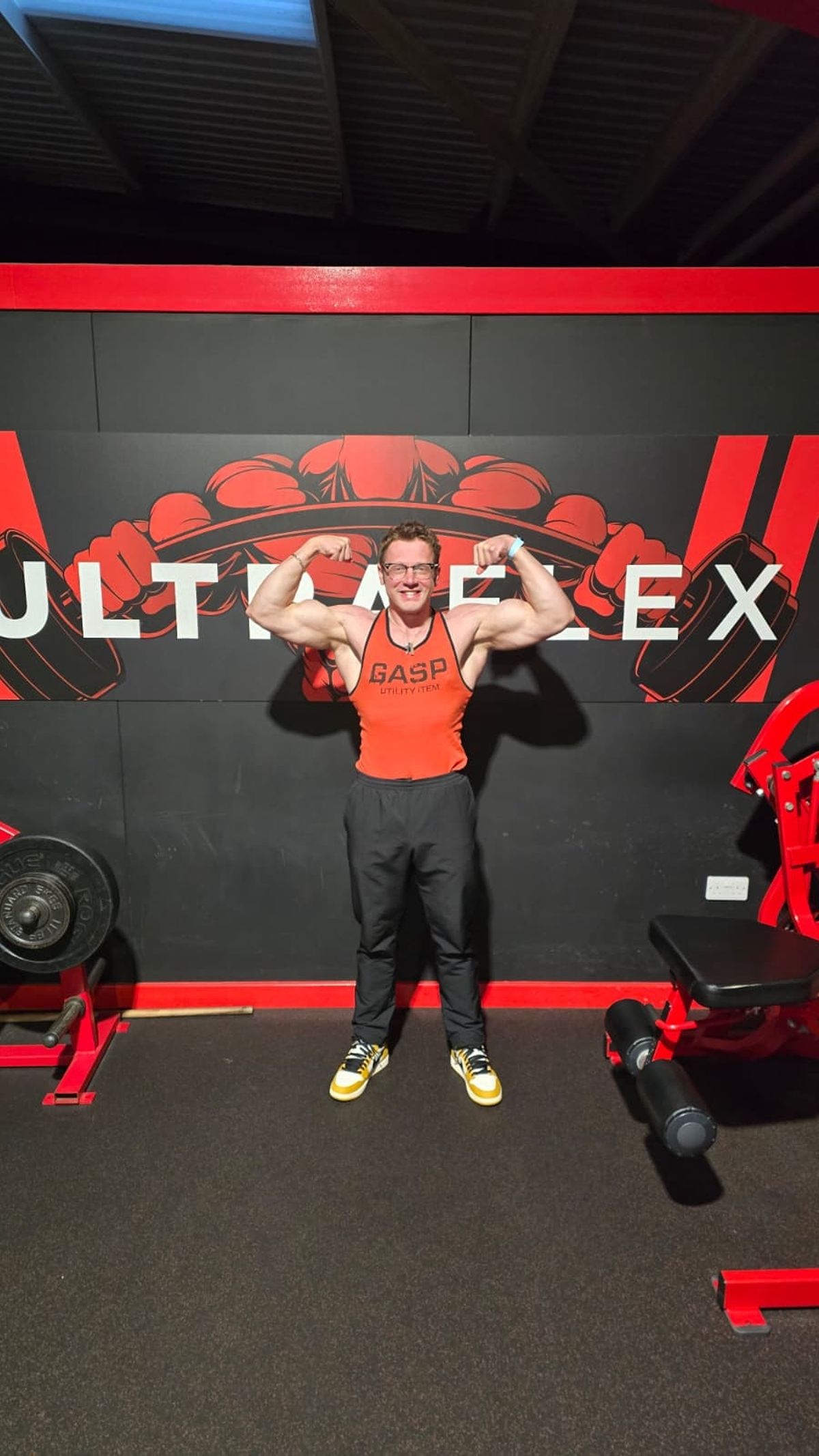 Conrad Ashton weighed 20 stone during lockdown