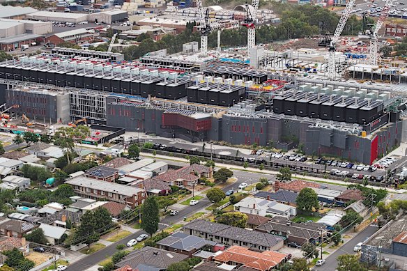The completed first stage of the West Footscray data centre.