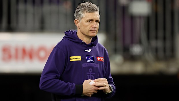 Justin Longmuir, coach of Fremantle.