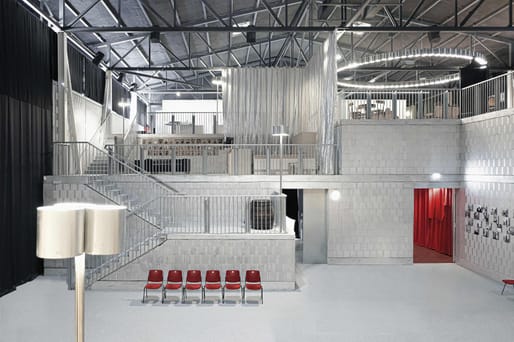 Temporary Spaces for the Slovenian National Theatre Drama. Image credit: Maxime Delvaux
