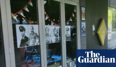 Police seize art posters depicting Trump, Putin and Netanyahu in Nazi uniforms from Canberra bar | Canberra