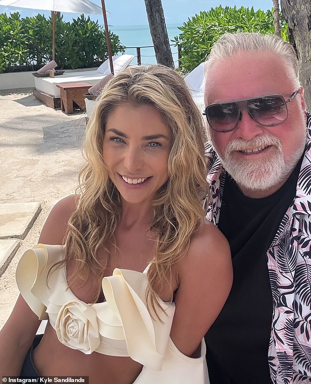 Speaking candidly to Daily Mail, the 54-year-old opened up about his ongoing health battle. Pictured with wife Tegan Kynaston