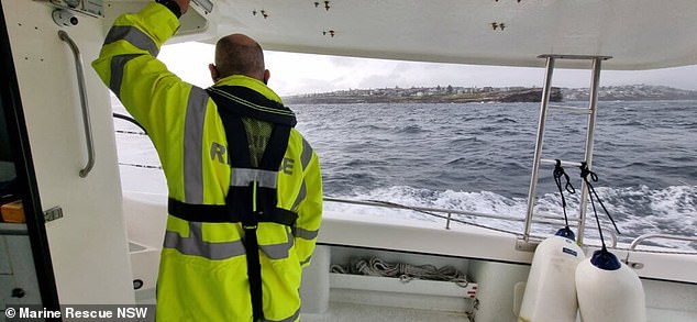 The swimmer, believed to be a man in his 30s, disappeared from the southern end of Maroubra Beach, south of Coogee, shortly before 4pm