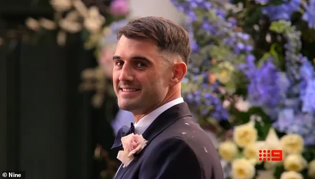 Producers had an altogether different problem over at the bucks party where manufactured chaos was the order of the day. A senior producer had to cajole Chris Nield (pictured) into getting the other men to say provocative things