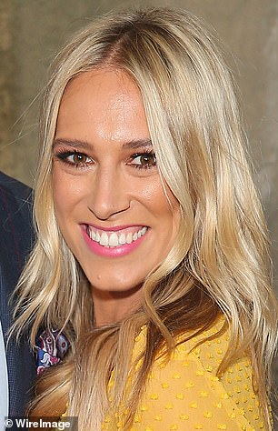 Phoebe Burgess (pictured in 2016) shared a gallery of 10 holiday snaps earlier this week in which her lips looked twice as large as they were a decade ago