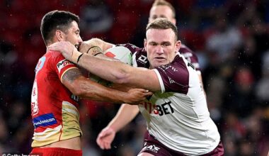 Matt Lodge (right) will be allowed to travel with the North Queensland Cowboys to play in their upcoming NRL season opener against the Newcastle Knights in Las Vegas