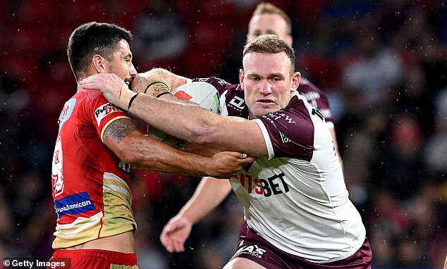 Matt Lodge (right) will be allowed to travel with the North Queensland Cowboys to play in their upcoming NRL season opener against the Newcastle Knights in Las Vegas