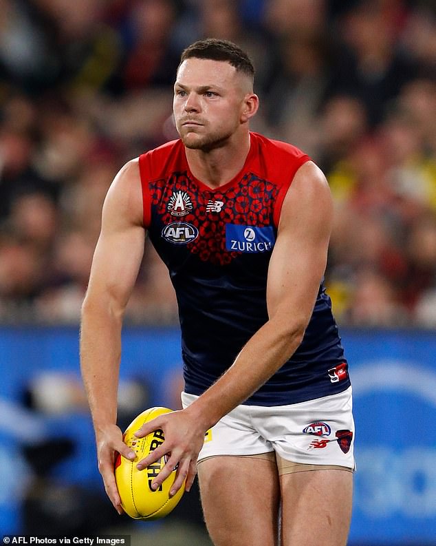 A star of Melbourne's drought-breaking 2021 premiership, May will be a restricted free agent at the end of this season and had been made available for a trade last year