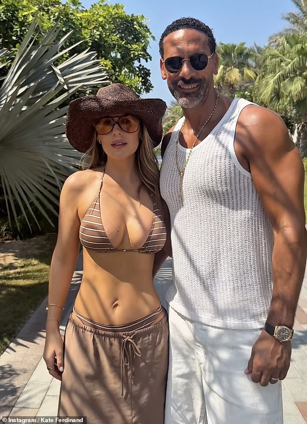 Rio pictured with his wife Kate, 34, after they moved to Dubai permanently