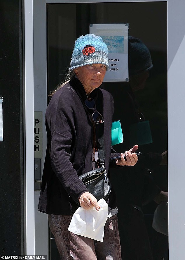 Gus was in the care of his grandmother, Shannon Murray (above) while his mother Jessica and grandparent Josie were tending sheep about 10km away