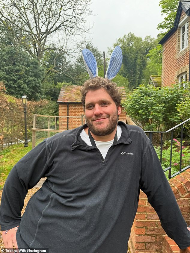 A couple of the photos showed them sporting bunny ears, which were likely taken around Easter last year