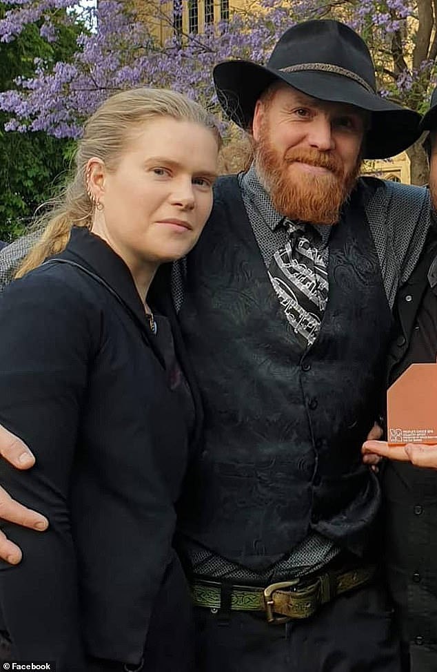 His devastated mother Jessica, pictured in 2019 with Joshua, has fled to Adelaide