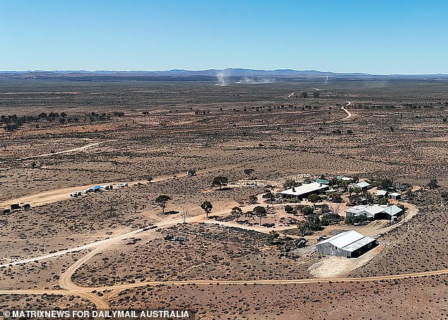 Police have repeatedly searched Oak Park Station, south of Yunta