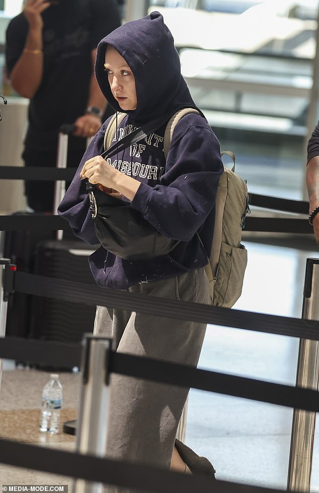 Chappell's airport appearance came just days after she announced she had cut ties with her talent agency, Wasserman, after its founder's raunchy emails to Ghislaine Maxwell were released