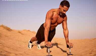 Rio Ferdinand has showed off his impressive ripped physique while working out in the Dubai desert as he revealed his strict exercise regime