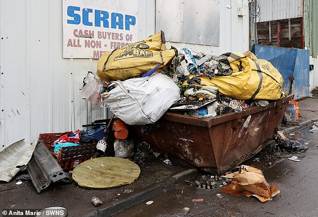 Springvale Street is one of the worst-affected areas by fly-tipping in Willenhall, Walsall