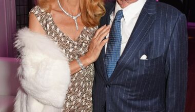 Jerry Hall and Rupert Murdoch in 2016