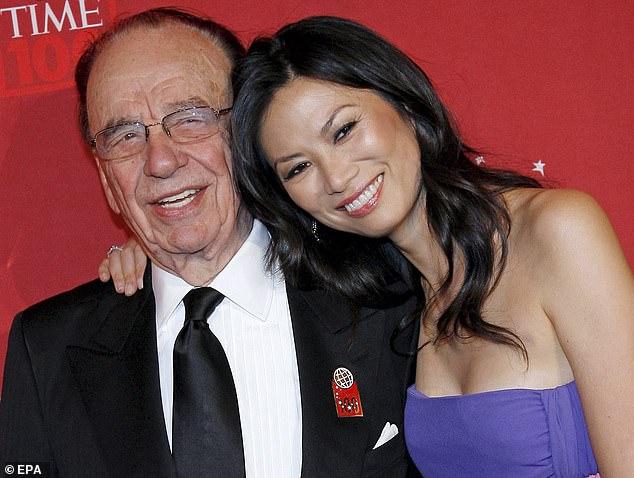 Rupert Murdoch and Wendi Deng in 2013