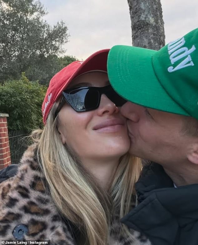 He later shared a more traditional tribute with snaps of him, Sophie and Ziggy