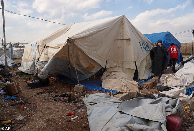 Pictured: Roj Camp in eastern Syria, where Rosse-Emile and other Australians are detained