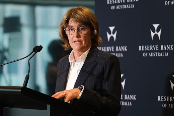 Reserve Bank governor Michele Bullock speaks about today’s interest rate rise.