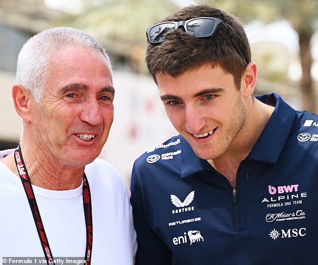 Australian motorcycling champion Mick Doohan was roped into the drama surrounding his F1 driver son Jack (pictured together)