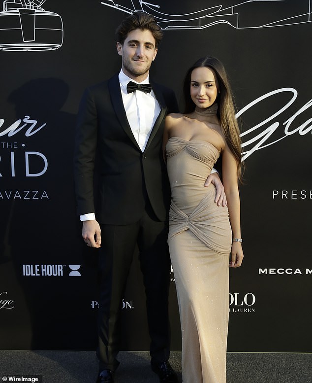 Doohan with his girlfriend Ebony Zippora Gold - they both needed armed guards for protection in Miami last year